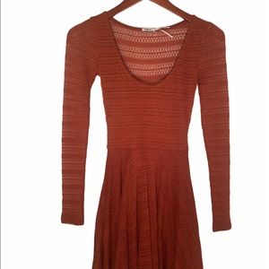 Kimchi Blue Urban Outfitters Dress Burnt Orange
